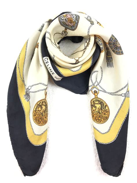 celine scarf silk|Celine paris silk scarf.